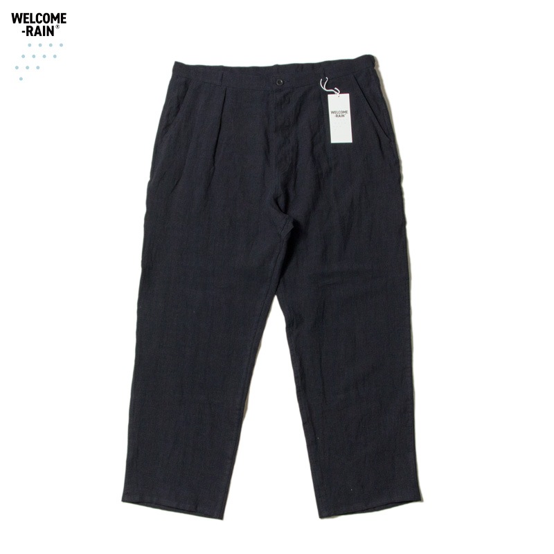 WELCOME RAIN [륫 쥤] - Linen French Work PT [WR4-PT007] Navy