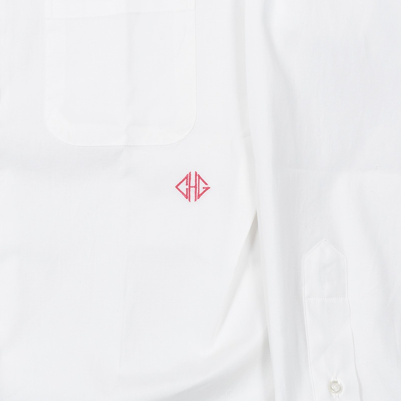 CASSIDY HOME GROWN [㥷ǥۡ॰] - PINPOINT OX BD SHIRT - WHITE