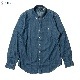 POLO RALPH LAUREN [ݥ  ] - CUSTOM FIT BUTTON DOWN SHIRT - DENIM