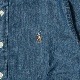 POLO RALPH LAUREN [ݥ  ] - CUSTOM FIT BUTTON DOWN SHIRT - DENIM