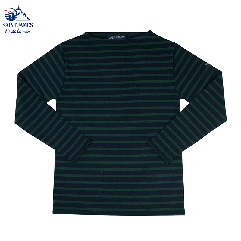 Saint James [ȥॹ] - OUESSANT "BORDER" åΥܡ] _ NAVY/PINΥͥӡ/꡼