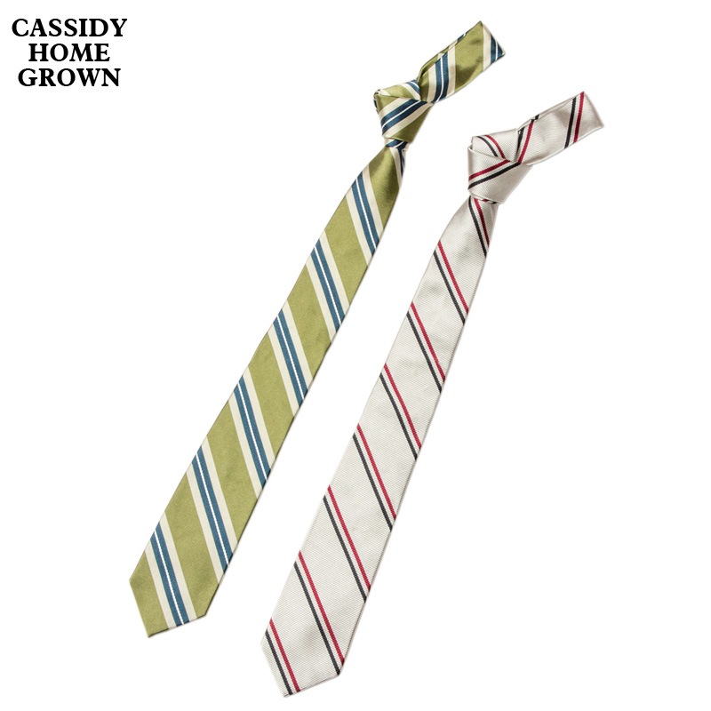 CASSIDY HOME GROWN [㥷ǥۡ॰] - SILK REPP TIE  / 2COL.