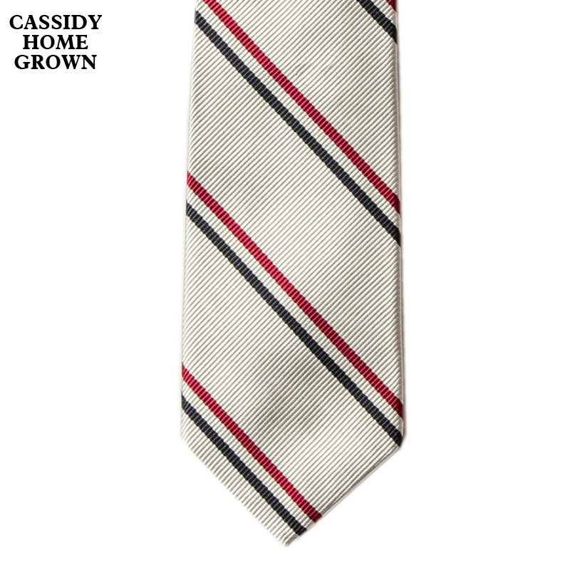 CASSIDY HOME GROWN [㥷ǥۡ॰] - SILK REPP TIE  / 2COL.