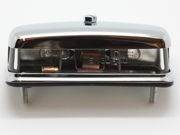 ローバー ミニ MINI MK1 Mk2 ナンバー プレート ランプ 金属製