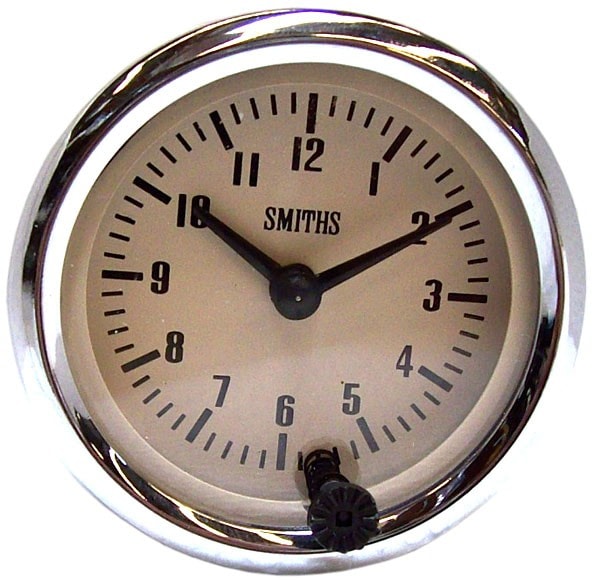 ローバー ミニ Mini Smith スミス CLOCK クロック 時計 白 | 自動車 