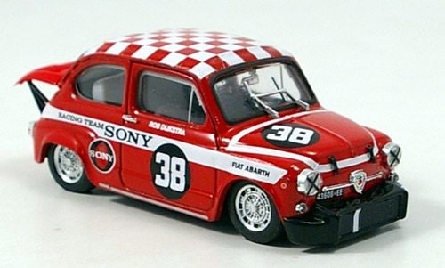 【美品】フィアット•アバルト 1000 TC ミニカー 1/18 フィアット アバルト 1000 TCR (グレー/ブル-・ストライプ