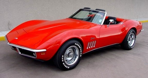 1/87 Chevrolet Corvette C3 シボレー コルベット 赤 レッド RED