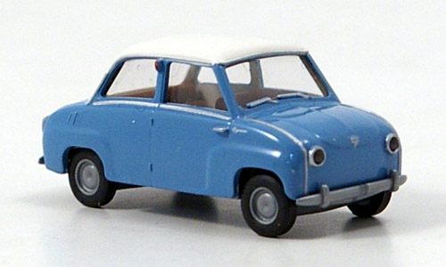 1/87 Glas Goggomobil グラス ゴッゴモビル リムジン 青 | ミニカー,車