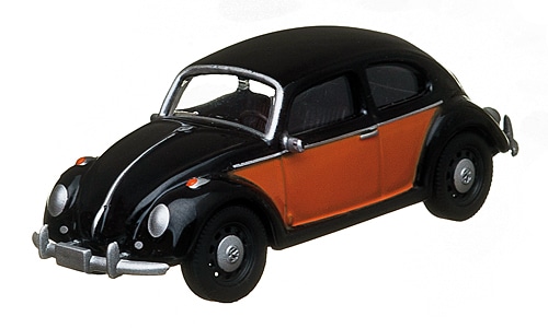 1/64 VW beetle 黒 オレンジ Motor World フォルクスワーゲン
