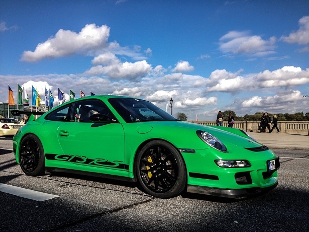 1/24 Porsche ポルシェ 911 GT3 RS 997 グリーン 緑 | ミニカー,車