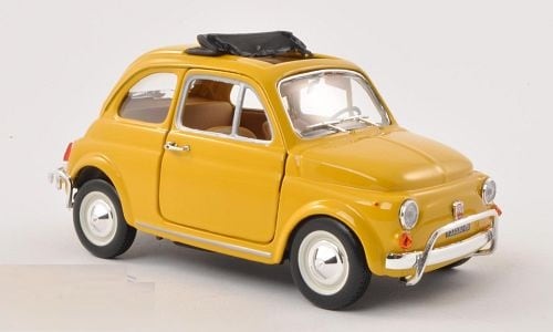 梱包80サイズ 1/24 Fiat 500 L 1968 黄色 フィアット ルパン三世