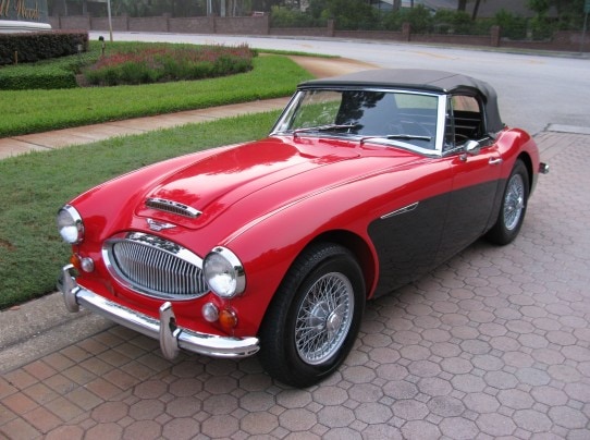 1/76 Austin Healey 3000 オースチン ヒーレー 3000 赤 黒 | ミニカー