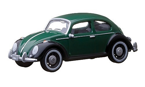 1/64 VW beetle フォルクスワーゲン ビートル 緑 黒 | ミニカー