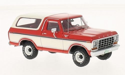 1/43 フォード ブロンコ 赤 白 Ford Bronco red white 1978 Neo