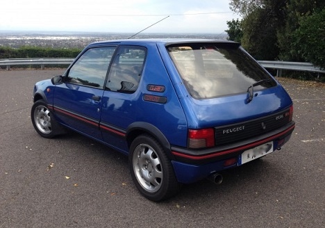 1/43 プジョー メタリック ブルー Peugeot 205 GTI 1992 | ミニカー,車