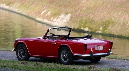 1/76 トライアンフ 赤 レッド RED Triumph TR4 Oxford | ミニカー,車