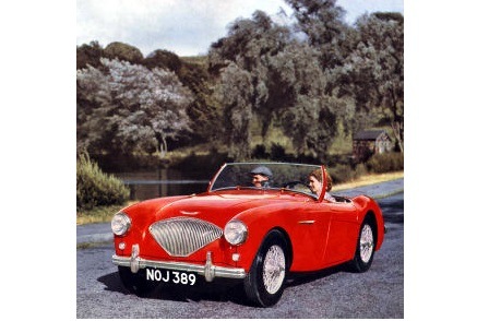 1/43 オースチン ヒーレー Austin Healey 100 BN1 赤 レッド RED RHD