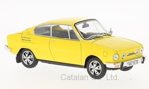 1/43 シュコダ スコダ チェコスロバキア Skoda 110 R 1980 黄色