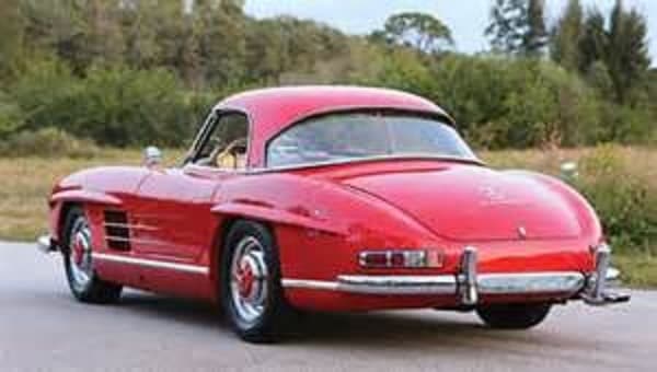 1/18 メルセデスベンツ 300 SL (W198) レッド Mercedes 300 SL Roadster W198 Red 1/18 Norev - New 1957 Model