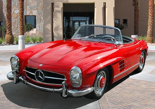 1/18 メルセデス ツーリング カブリオレ RED 赤 レッド Mercedes 300 