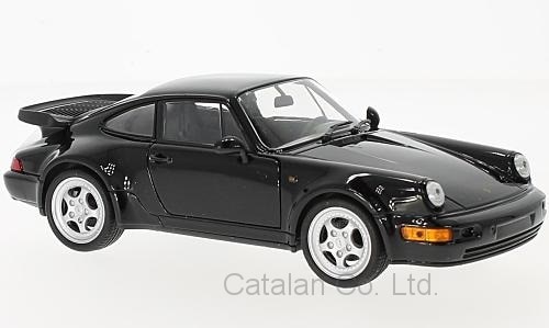1/24 ポルシェ ターボ 黒 ブラック Porsche 911 964 Turbo Black 1:24