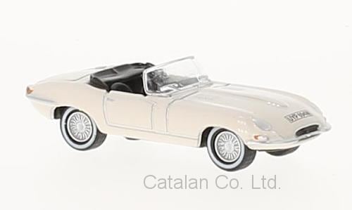 1/76 ジャガー Eタイプ 白 ホワイト Jaguar E-Type 1:76 Oxford 梱包