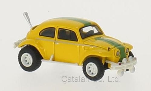 タカラ チョロQ A-4 VW BAJAフォルクスワーゲン バハ イエロー　美品 1/87 フォルクスワーゲン バハ バジャ バグ 黄色 緑 イエロー グリーン