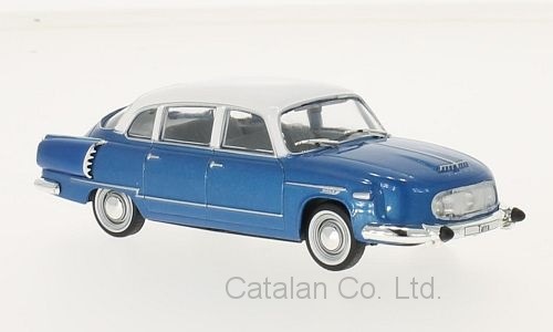 1/43 タトラ Tatra 603 メタリックブルー 1970 WhiteBox 梱包サイズ60