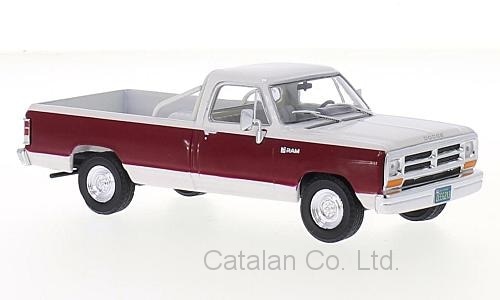 1/43 ダッジ ラム 赤 白 Dodge Ram 1987 WhiteBox 梱包サイズ60