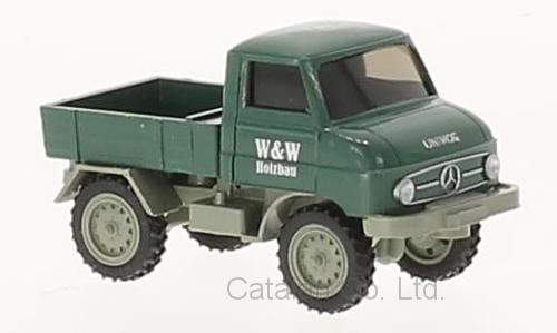 1/87 メルセデス ウニモグ Mercedes Unimog U 411 W&W Holzbau 梱包