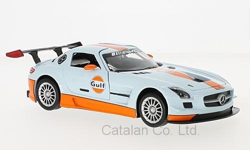 MINI GT ミニカー　メルセデスベンツ　カーキャリアー　ガルフ MINIGT新作！1/64 ベンツキャリアカー開封（積載車、トランス