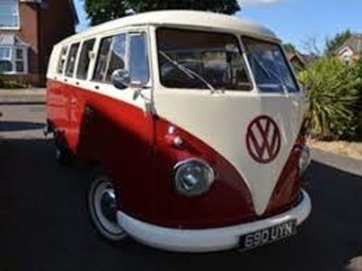 1/24 フォルクスワーゲン バス 赤 白 VW T1 Bus 1963 梱包サイズ