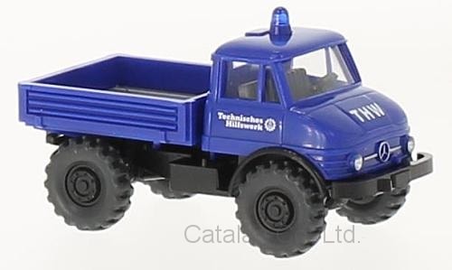 1/87 メルセデス ウニモグ Mercedes Unimog U 406 THW 梱包サイズ60