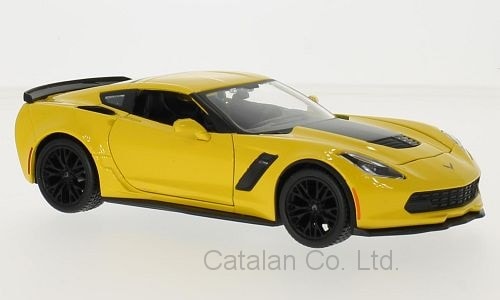 1/24 シボレー コルベット 黄色 イエロー Chevrolet Corvette Z06 2015