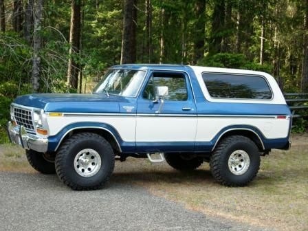 1/43 フォード ブロンコ Ford Bronco ブルー ホワイト 青 白 1978