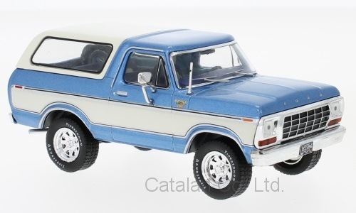 1/43 フォード ブロンコ Ford Bronco ブルー ホワイト 青 白