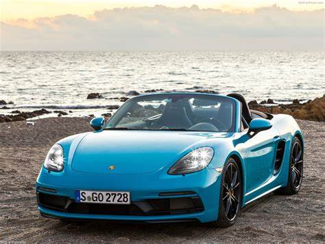 1/24 ポルシェ ボクスター ブルー 青 Porsche 718 Boxster