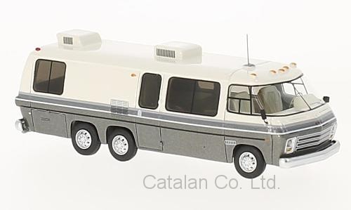 1/87 モーターホーム キャンピングカー GMC Motorhome 白 グレー 1976