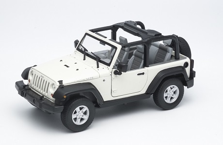 1/24 ジープ ラングラー ルビコン 白 ホワイト Jeep Wrangler