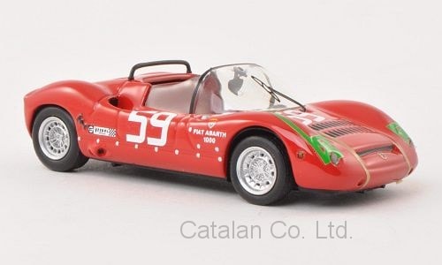 1/43 アバルト モンツァ Abarth SP 1000 No.59 1000km Monza 1968 Best