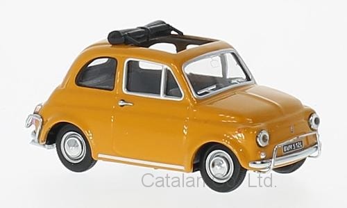 フィアット500 限定版 1:43スケール vitesse 1/43 フィアット ダーク イエロー 黄色 Fiat 500L dark yellow