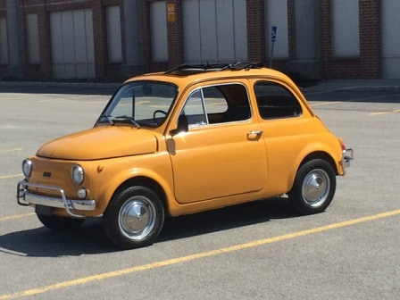 1/43 フィアット ダーク イエロー 黄色 Fiat 500L dark yellow