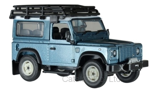 1/32 ランドローバー ディフェンダー メタリック ブルー 青 Land Rover 