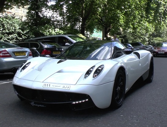 1/24 パガーニ ウアイラ メタリック ホワイト 白 Pagani Huayra