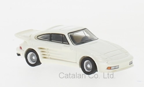 1/87 ポルシェ ゲンバラ ターボ メタリック ホワイト 白 Porsche 911