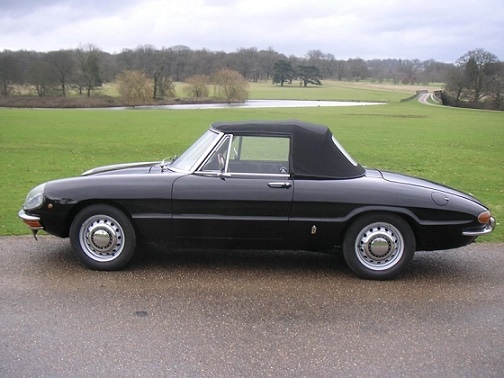 1/87 アルファロメオ スパイダー Alfa Romeo Spyder Spider black 黒