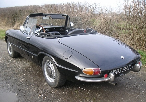 1/87 アルファロメオ スパイダー Alfa Romeo Spyder Spider black 黒
