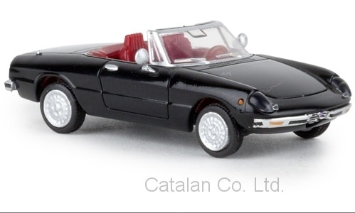 1/87 アルファロメオ スパイダー Alfa Romeo Spyder Spider black 黒