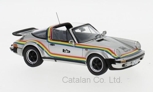 1/43 ポルシェ ターボ タルガ Porsche 911 Turbo Targa BB silver 銀