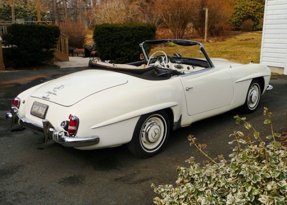 1/87 メルセデス ベンツ ホワイト 白 Mercedes 190 SL W121 BII